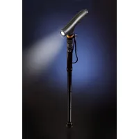 Maximex Gehstock faltbar mit LED schwarz 30 x 14 x 3,5 cm