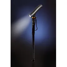 Maximex Gehstock faltbar mit LED schwarz 30 x 14 x 3,5 cm