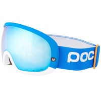 POC Fovea Mid Clarity Comp - Optimale Skibrille für den Wettkampf, Fluorescent Pink/Spektris Blue