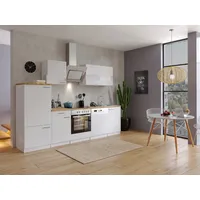 Respekta Küche Küchenzeile Küchenblock Einbauküche 280 cm respekta