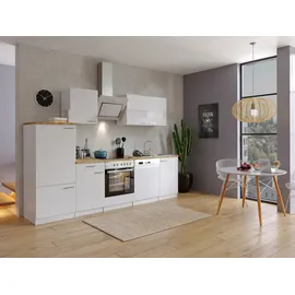 Respekta Küche Küchenzeile Küchenblock Einbauküche 280 cm respekta