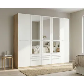 Priess Wäscheschrank Barcelona 230 x 193 x 54 cm Weiß
