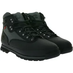 Timberland Euro Hiker Mid Herren wasserdichte Wander-Schuhe Trekking-Boots Outdoor-Schuhe TB0A64ZH015 Schwarz/Grau - 41