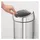 Brabantia Touch Bin 3l brilliant steel