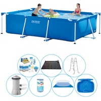 Intex Frame Pool Rechteckig 300x200x75 cm - 8-teilig - Swimming Pool Super Deal