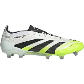 adidas Predator Elite FG Herren Ftwr White/Core Black/Lucid Lemon 45 1/3