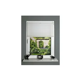Home fashion Plissee NOLAN 100 x 130 cm weiß