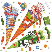 Ambiente Home Ambiente Motivserviette 33x33cm Schulanfang 8712159116533 Ambiente 20 Stück