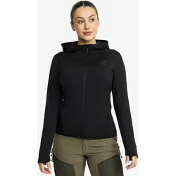 Waffle Hoodie Damen Black, Größe:S - Damen > Oberteile > Hoodies - Schwarz