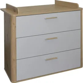 Mäusbacher Wickelkommode Lilly Holzoptik Grau