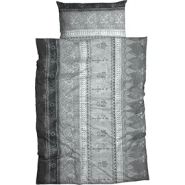 Casatex India Paisley Silber 135 x 200 cm + 80 x 80 cm