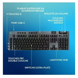 Logitech G915 X LIGHTSPEED GL Linear AZERTY