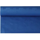 Papstar Papiertischtuch mit Damastprägung 6 m x 1,2 m dunkelblau