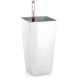 LECHUZA Mini-Cubi Komplettset 9,5 x 9,5 x 18,5 cm weiß hochglanz