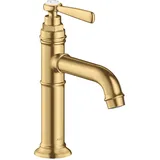 Hansgrohe Waschtisch-Einhebelmischer 100 Axor Montreux A 142mm, unver Abl.garn, brush. gol opt