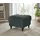 OTTO home Hocker Westminster Microfaser 65 x 50 x 65 cm Blaugrün