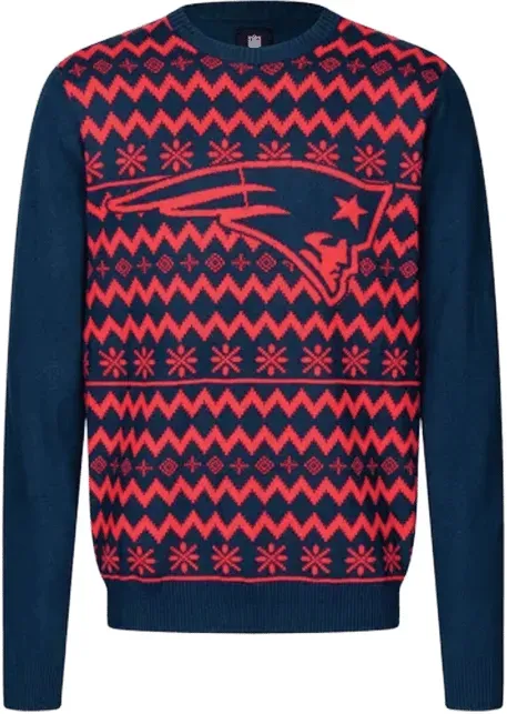 Foco NFL NEP Ugly Christmas Sweatshirt Blau