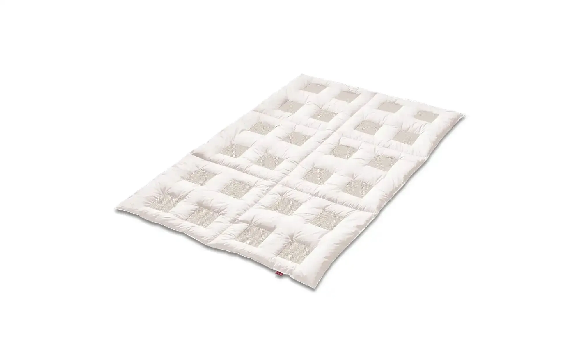 Kauffmann Sommerdaunen Leicht-Steppbett   ¦ weiß ¦ Maße (cm): B: 155 H: 5