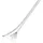 TRU Components Netzwerkkabel U/UTP 8 x 2 x 0.196mm2 Weiß 100 m