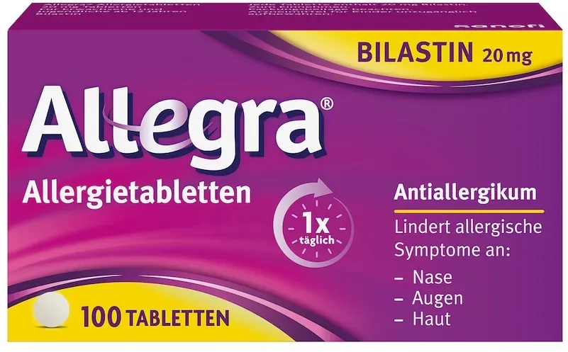 Allegra Allergietabletten 20 mg Tabletten Allergiemittel zum Einnehmen