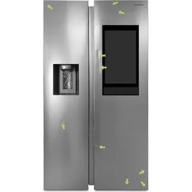 Samsung RS6HA8891SL Side-by-Side (614 l, 1780 mm hoch, Edelstahl)