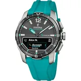 Festina Connected D 44 mm BT Titan Schwarz / Blau F23000/5