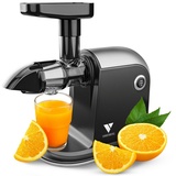 Veluris Divaro [DAS ORIGINAL] - Slow Juicer - Entsafter Gemüse und Obst - [150 W] Vitaminschonender Obstentsafter mit Umkehr Funktion Inkl. Reinigungsbürste - BPA Frei