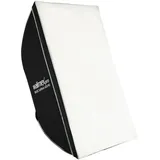 Walimex pro Softbox 60x90cm, um 360° drehbar, inkl Front- und Zwischendiffusor, Transporttasche, Bowens Adapter, ideal für Produkt- und Peoplefotografie