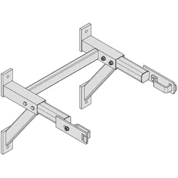 Hymer Wandkonsole verstellbar Alu 0,5-0,65m Breite