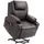 Homcom Fernsehsessel mit Aufstehhilfe Relaxsessel mit Massagefunktion, Liegefunktion, Ruhesessel mit Becherhalter, Fernbedienung und