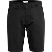 CASUAL FRIDAY Chinoshorts CASUAL FRIDAY "Chinoshorts CFToros", Herren, Gr. L, N-Gr, schwarz, Obermaterial: 98% Baumwolle CO. 2% Elasthan EL., Hosen Chinoshorts