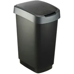 ROTHO  Twist Swingeimer "Twist" 50 l schwarz/dunkelsilber