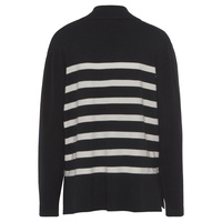 LASCANA Rollkragenpullover Damen schwarz/creme Gr.32/34