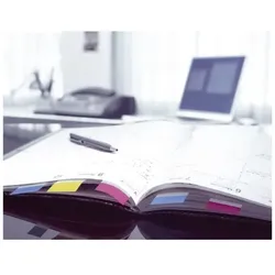 Post-it Haftmarker Index, 25,4 x 43,2 mm, grün/blau, Vorteil
