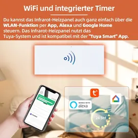 SHX SHXA700-WIFI Infrarotheizung weiß