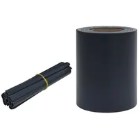 vidaXL PVC Zaunfolie 35 x 0,19 m matt-dunkelgrau