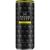 THREE SIXTY VODKA & MARACUJA , PREMIX 1 x 330ml , Vorgemixter Longdrink in der Dose "to-go" , Geschmack: Vodka & Maracuja , 10% vol.