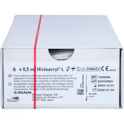 Histoacryl Gewebekleber farblos Ampullen 5X0.5 ml