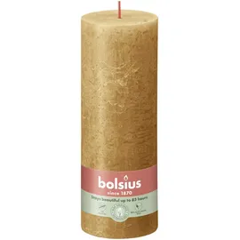 Bolsius Rustik Stumpenkerze 190/68 mm braun