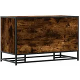 vidaXL Schuhbank Räuchereiche 84 x 40 x 53,5 cm braun