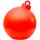 8 seasons DESIGN 8 seasons | Motivleuchte Shining Christmas Ball 33 cm, rot LED Ø Rot