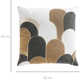 Douceur d'intérieur Dekokissen 45 x 45 cm Mehrfarbig