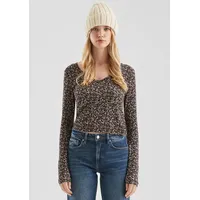 QS T-Shirt | schwarz|mehrfarbig - XXL