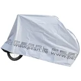 PEARL Fahrradgarage: Zweiradgarage für Fahrräder/E-Bikes/Motorroller, Silber (Fahrradhülle, Fahrradplane, Abdeckhaube Fahrrad)