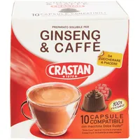 60x Crastan caffè Ginseng & Kaffee Dolce e gusto pads Kapseln KAFFEEKAPSELN