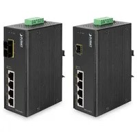 Planet 5-Port Industrial Ethernet Switch w/ 4 PoE -40~75