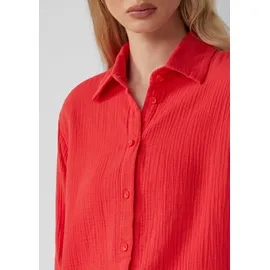 QS Hemdbluse aus Musselin Rot 44