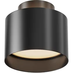 Maytoni Deckenleuchte Planet LED direkt & indirekt rund 12W schwarz warmweiß