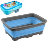 Fußwanne Pool Faltbar, 27*37*11 Inch Pool Zubehör Fußwanne, Fußbad Wanne Faltbar, Tragbare Füße Bad Schüssel Für Reisen Camping, Füße Einweichen Eimer Pool Zubehör Für Spülen Halten Das Wasser Sauber