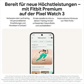 Google Pixel Watch 3 45 mm Bluetooth matte hazel Sportarmband hazel